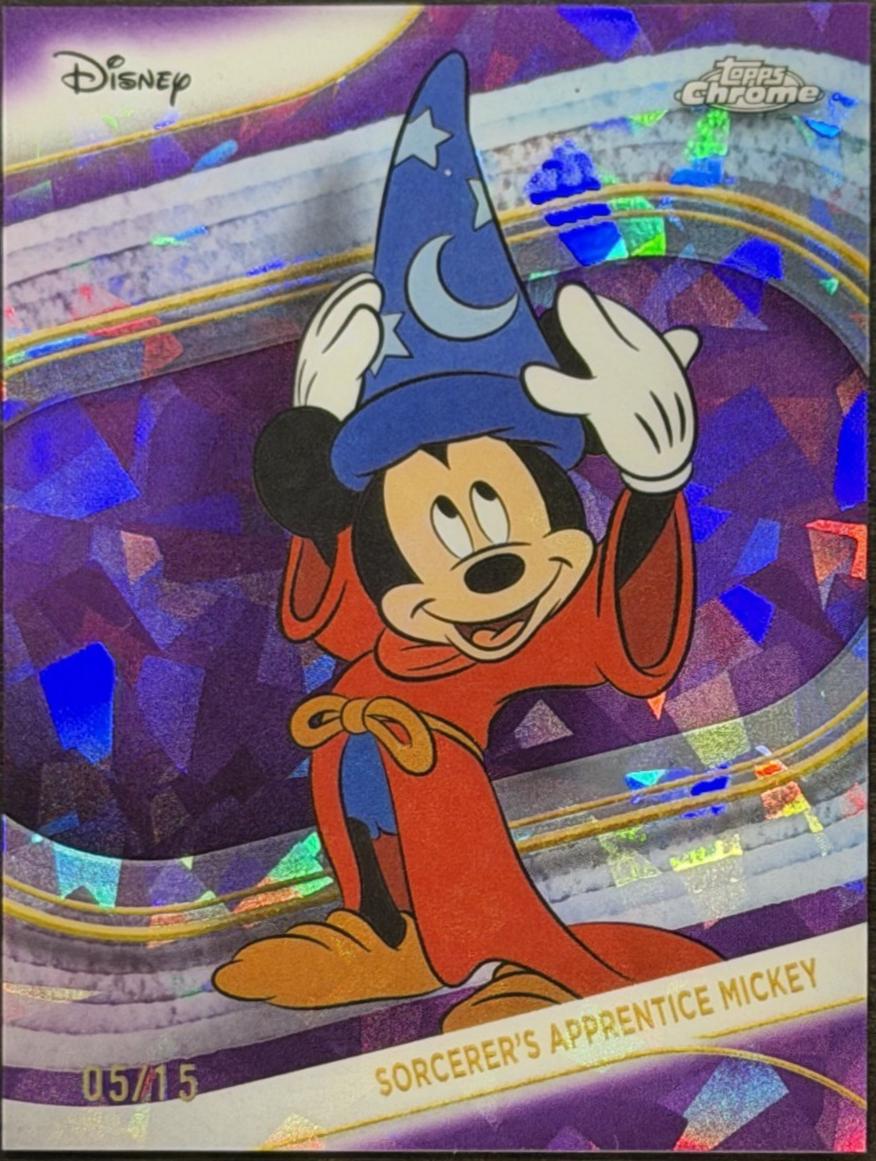 Sorcerer's Apprentice Mickey [Purple Sapphire Refractor] #190