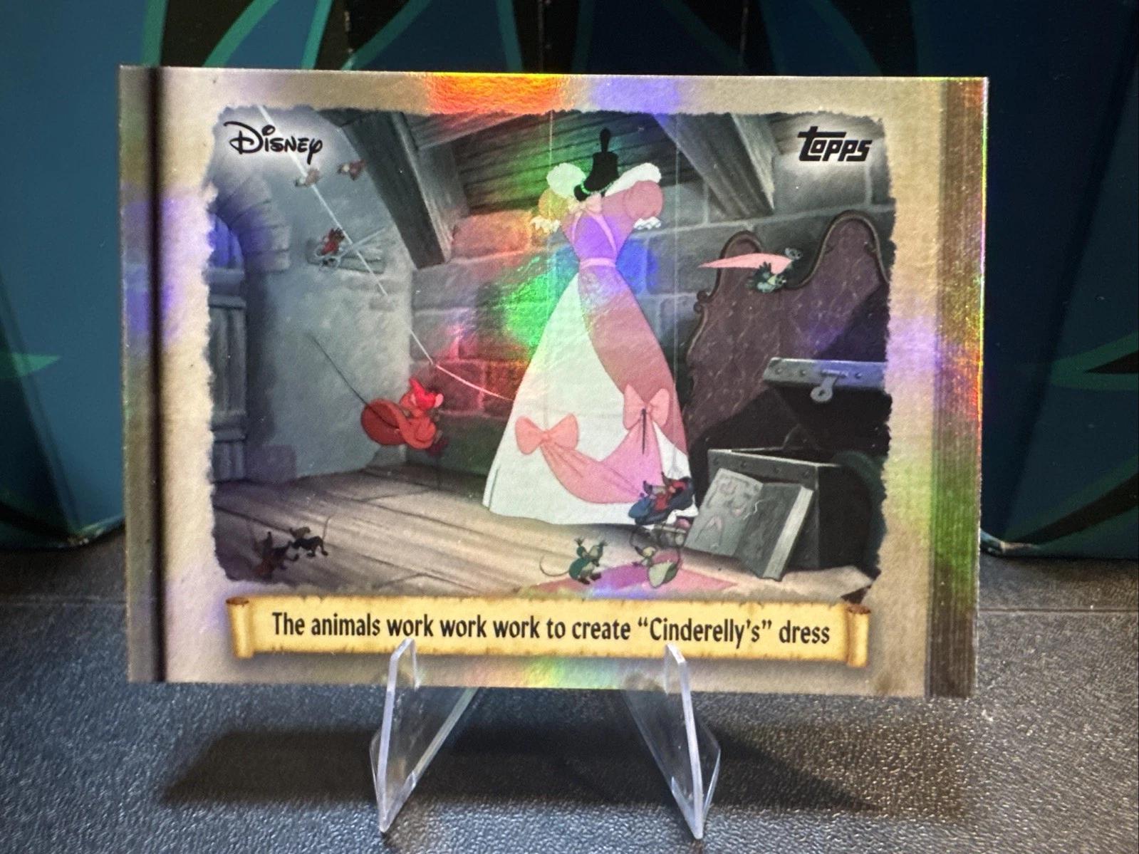 The animals work work work to create Cinderelly's dress #C75-10