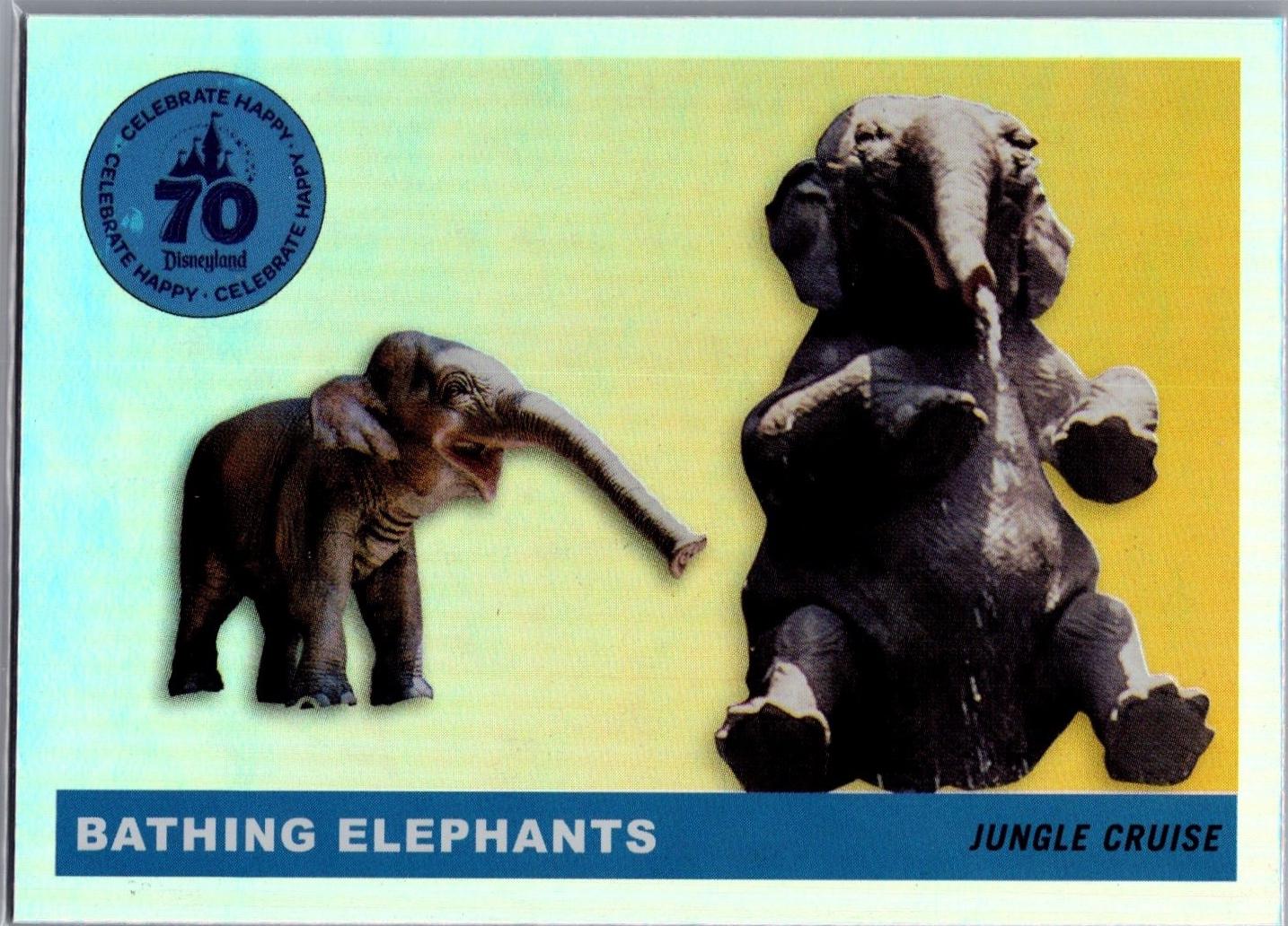 Bathing Elephants #T55-5
