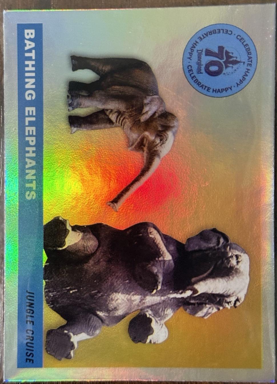 Bathing Elephants [Orange Foil] #T55-5