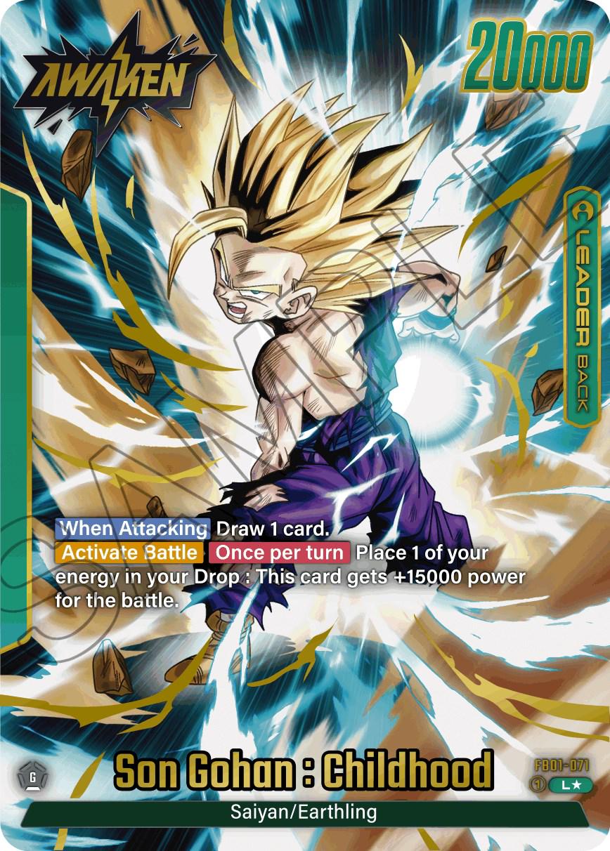 Son Gohan: Childhood [Alternate Art Holo] FB01-071
