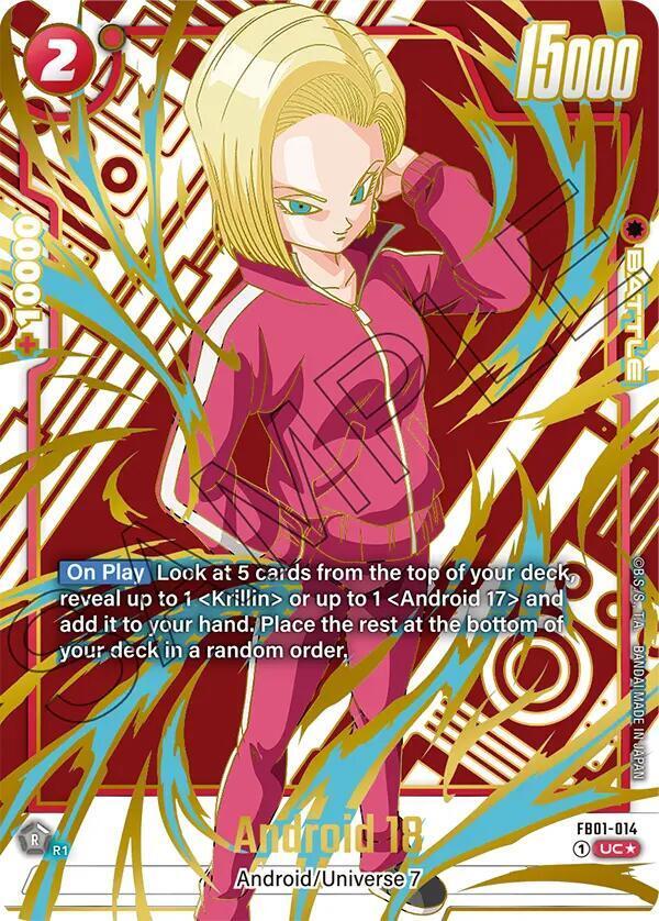 Android 18 [Alternate Art] FB01-014
