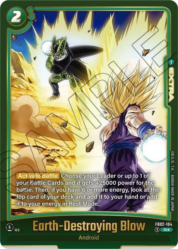 Earth-Destroying Blow [Alternate Art] - Blazing Aura Alternate Art Reprints [FB02-104] 104