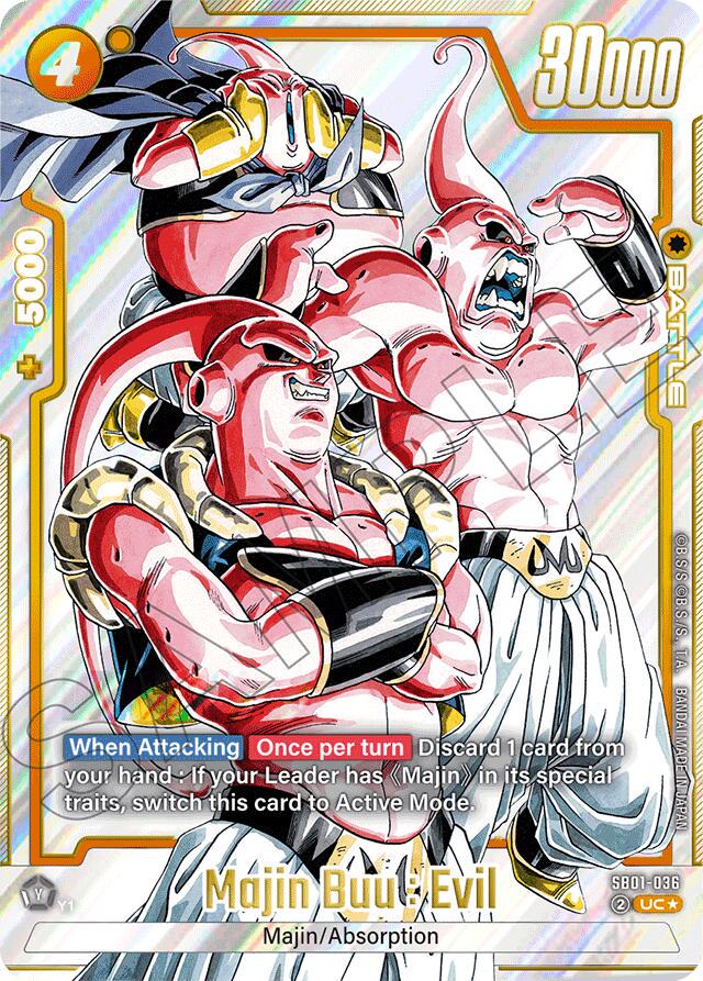 Majin Buu: Evil [Alternate Art] SB01-036