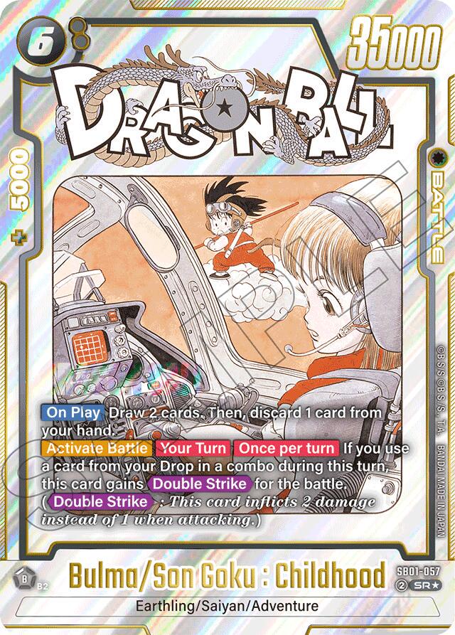 Bulma/Son Goku: Childhood [Alternate Art] SB01-057