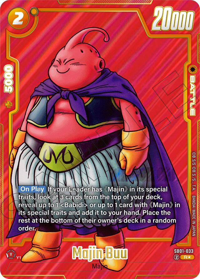 Majin Buu [Alternate Art] SB01-033