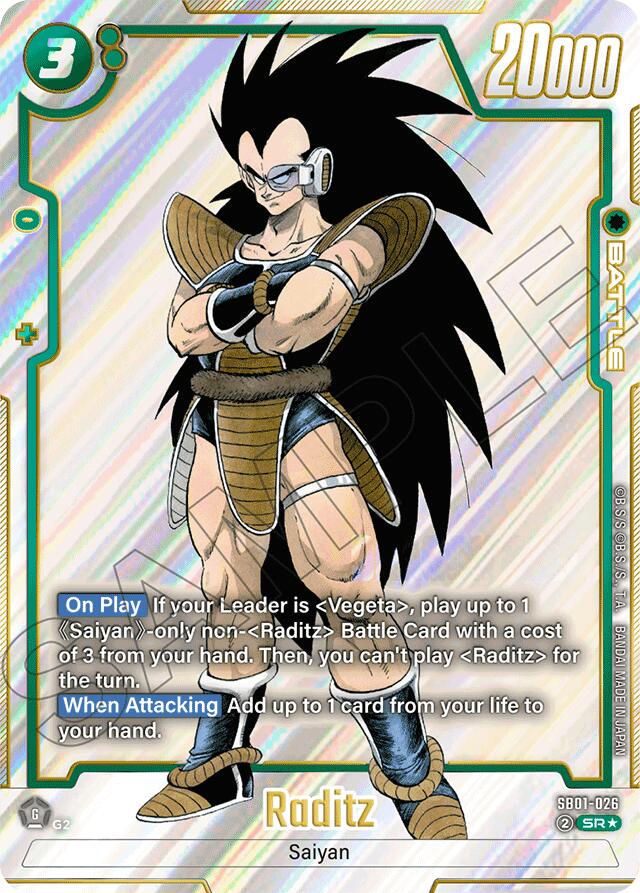 Raditz [Alternate Art] SB01-026