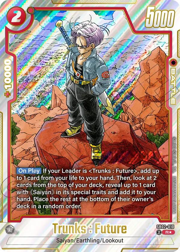 Trunks : Future [Alternate Art] SB02-010