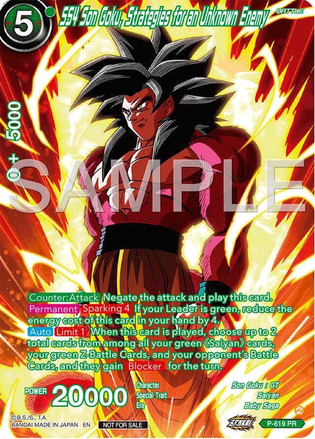 SS4 Son Goku, Strategies for an Unknown Enemy [Full Art] P-619