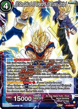 SS Son Goku & SS Vegeta & SS Trunks, United P-553