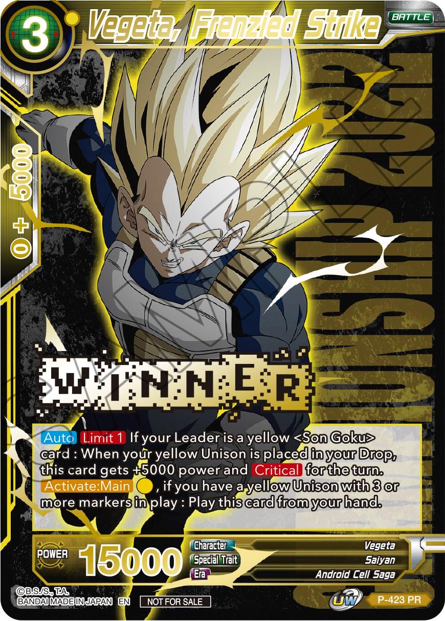 Vegeta, Frenzied Strike P-423