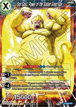 Son Goku, Power of the Golden Great Ape P-250
