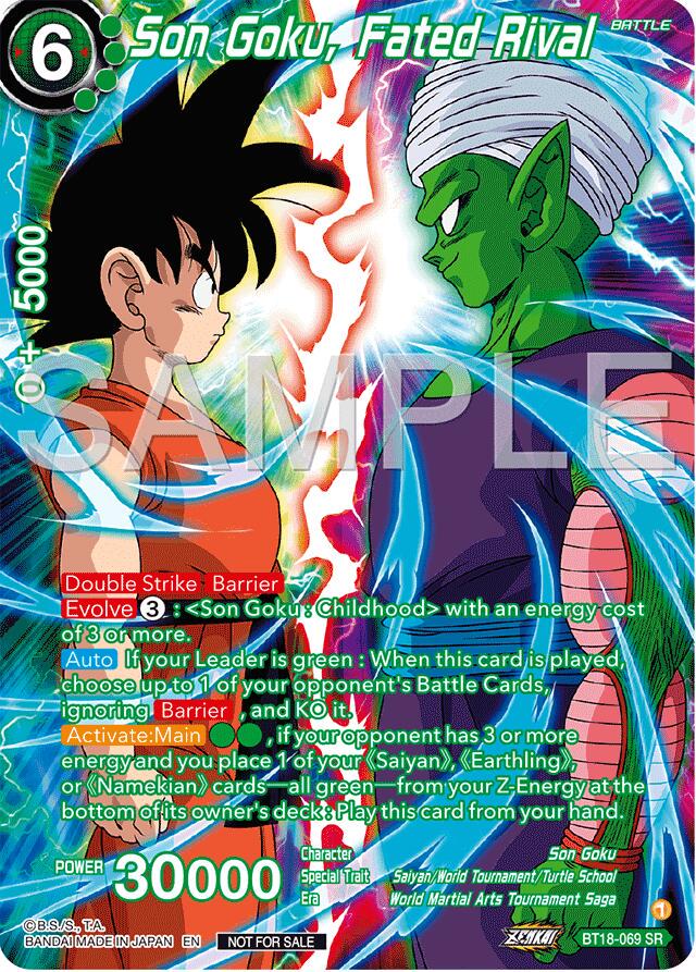 Son Goku, Fated Rival [Alternate Art] BT18-069