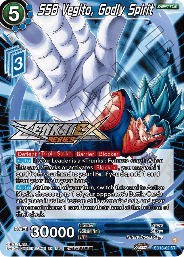 SSB Vegito, Godly Spirit [Event Pack] SD18-02