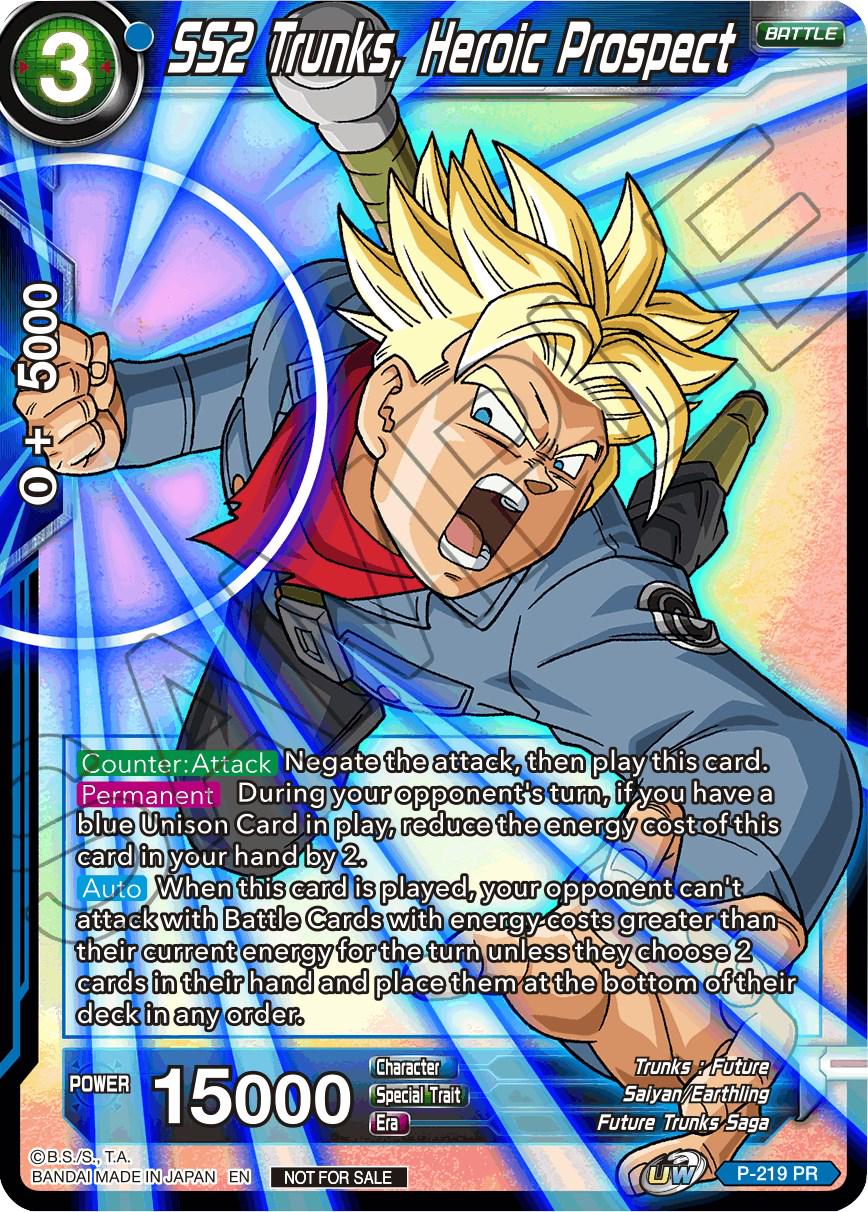 SS2 Trunks, Heroic Prospect [Alternate Art] P-219
