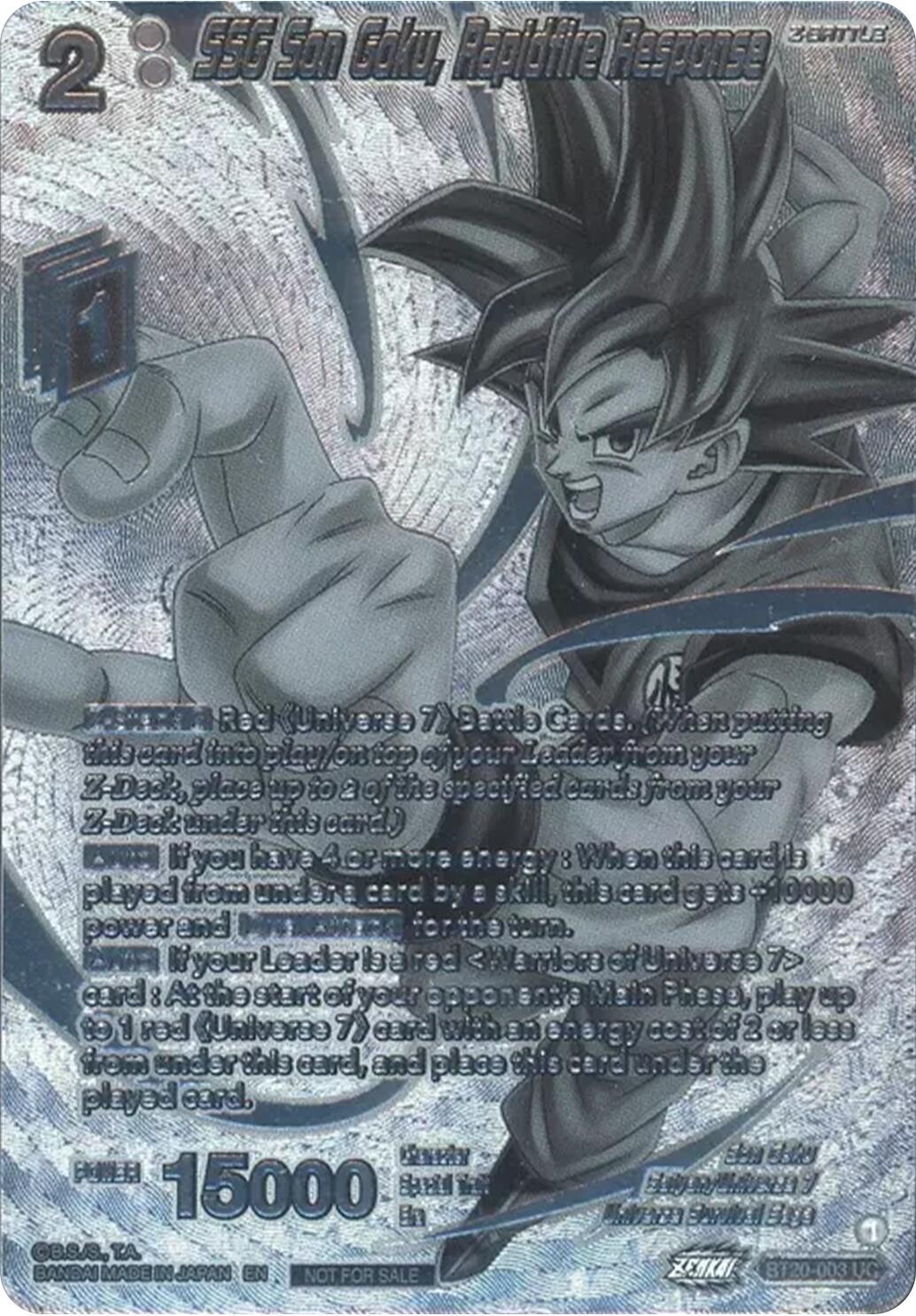 SSG Son Goku, Rapidfire Response BT20-003