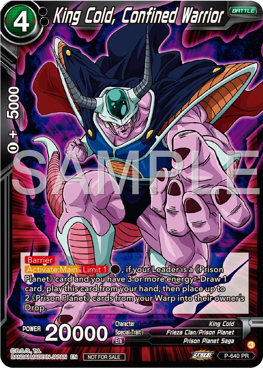 King Cold, Confined Warrior P-640