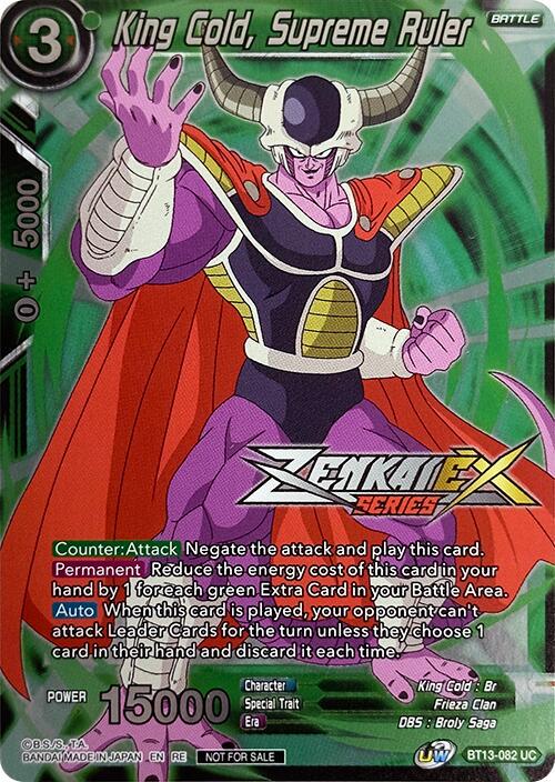 King Cold, Supreme Ruler BT13-082