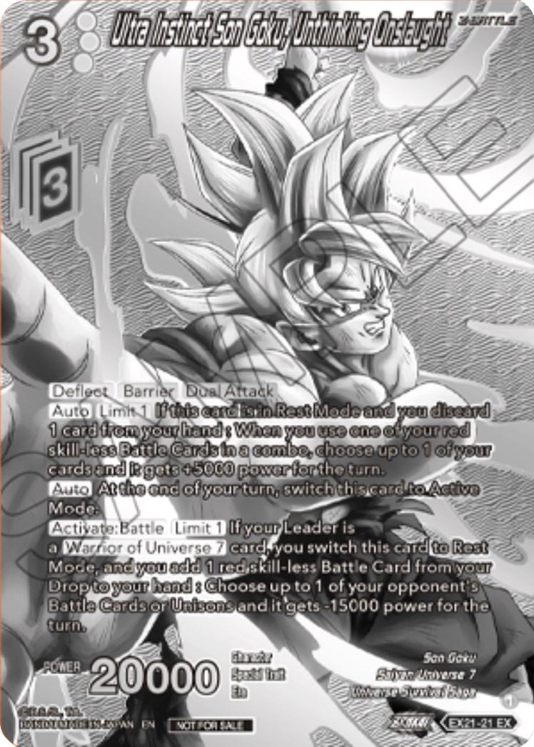 Ultra Instinct Son Goku, Unthinking Onslaught EX21-21