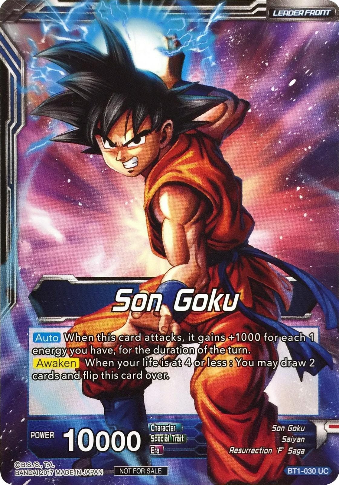 Son Goku // Super Saiyan Blue Son Goku [Hot Stamped] BT1-030