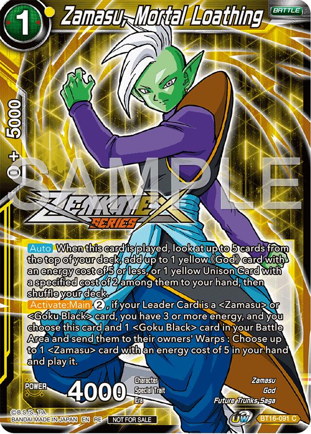 Zamasu, Mortal Loathing BT16-091