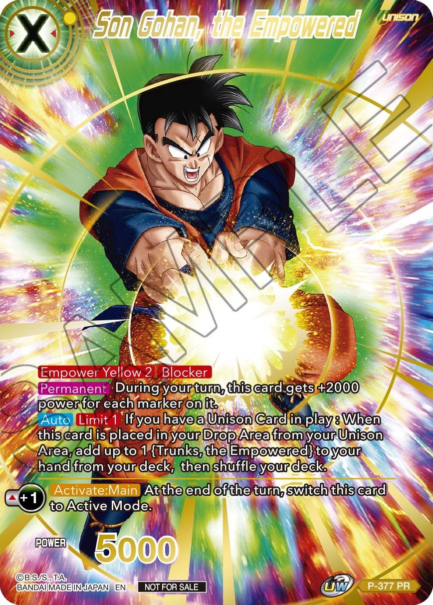 Son Gohan, the Empowered [Gold Stamped Foil] P-377