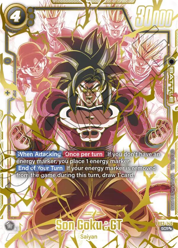 Son Goku : GT [Super Alternate Art Holo] FB03-140