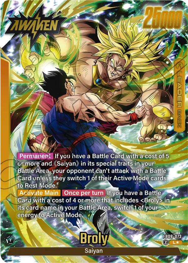 Broly [Alternate Art] FB08-073