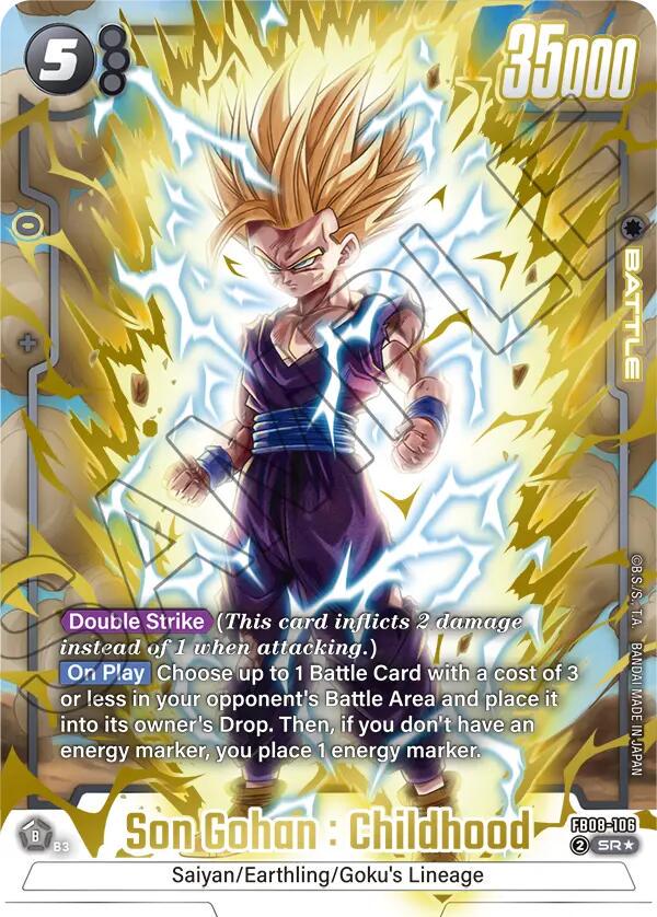 Son Gohan: Childhood [Alternate Art] FB08-106