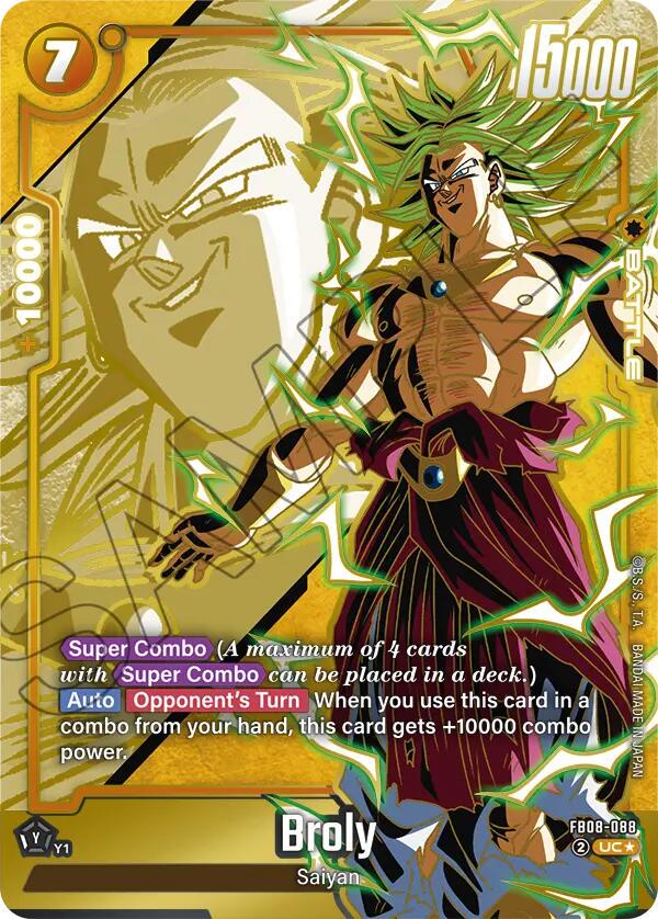 Broly [Alternate Art] FB08-088