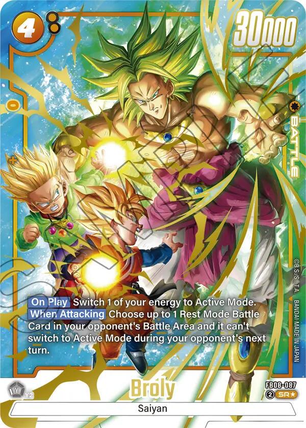 Broly [Alternate Art] FB08-087