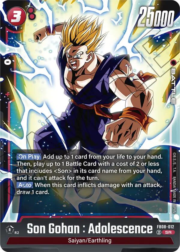 Son Gohan: Adolescence FB08-012