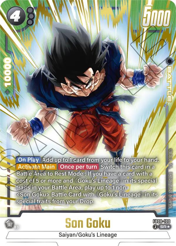Son Goku [Alternate Art] FB08-100