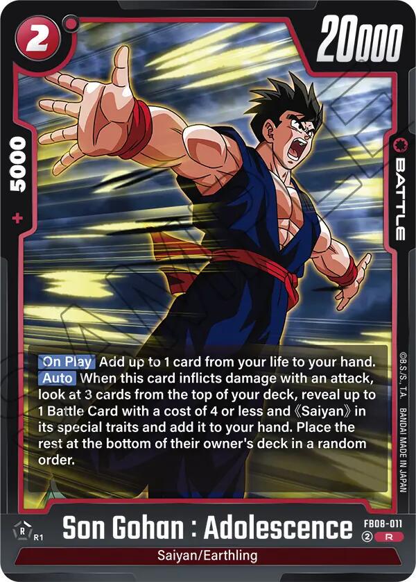 Son Gohan: Adolescence FB08-011