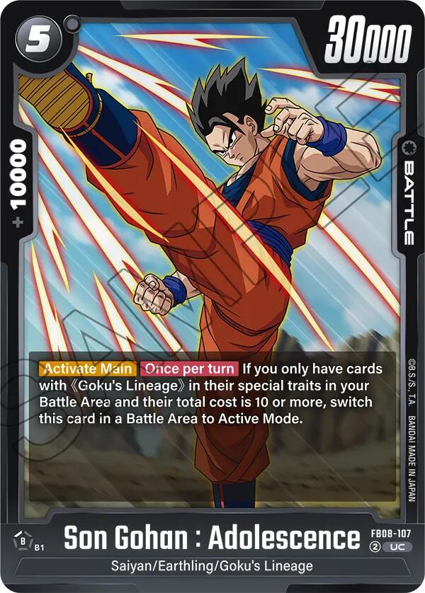Son Gohan: Adolescence FB08-107
