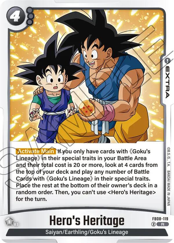 Hero's Heritage FB08-119