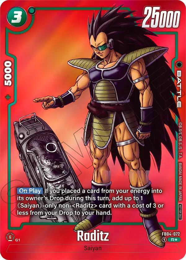 Raditz [Limited Pack Manga Version 1] FB04-072