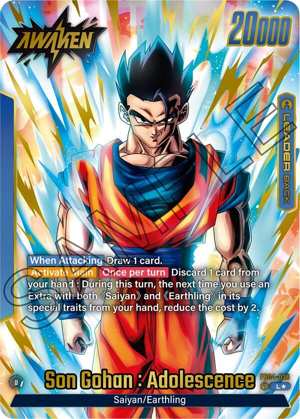Son Gohan: Adolescence [Alternate Art] FB04-026