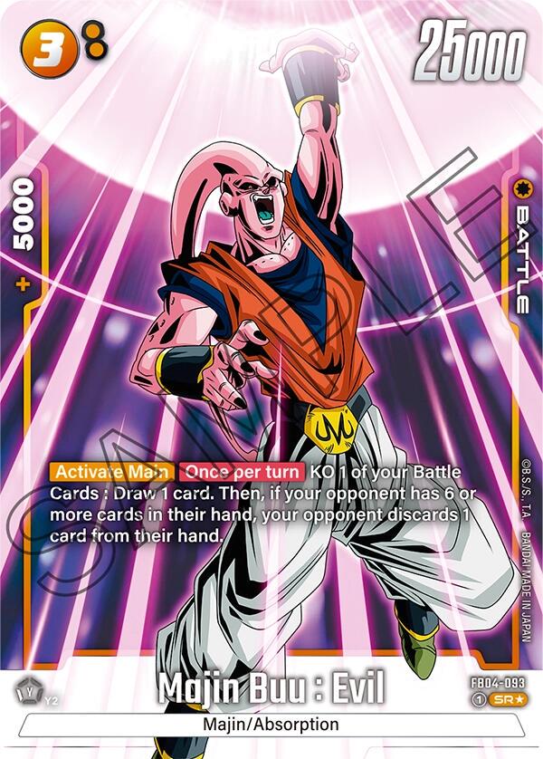 Majin Buu: Evil [Alternate Art] FB04-093