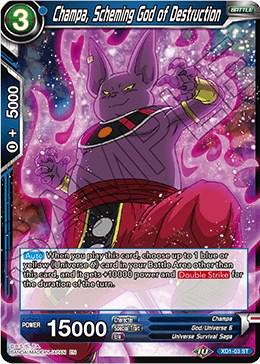Champa, Scheming God of Destruction XD1-03