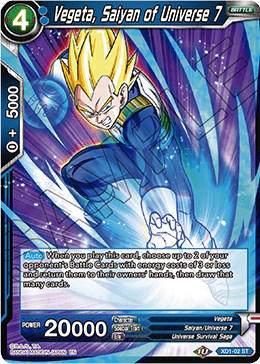 Vegeta, Saiyan of Universe 7 XD1-02