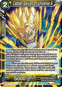 Cabba, Saiyan of Universe 6 XD1-06