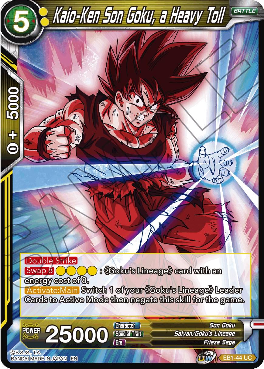 Kaio-Ken Son Goku, a Heavy Toll EB1-44