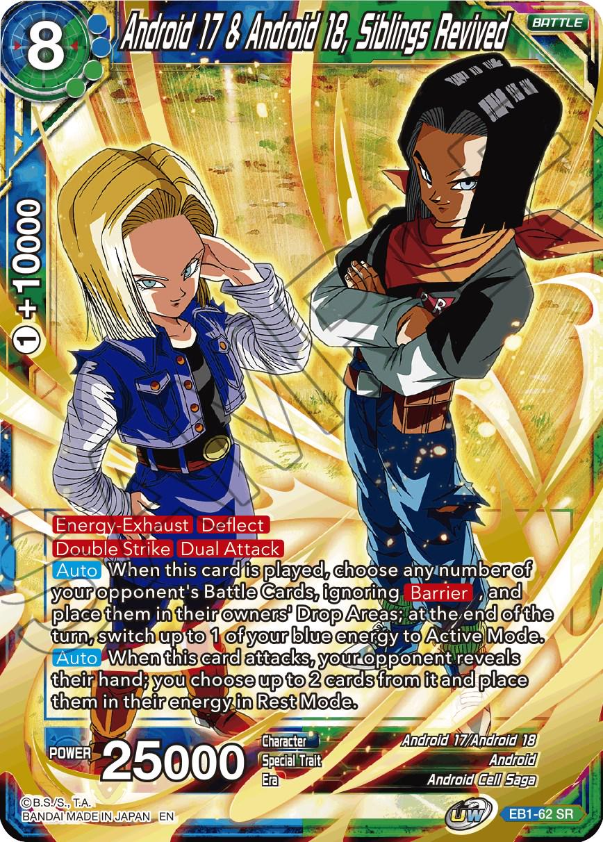 Android 17 & Android 18, Siblings Revived EB1-62