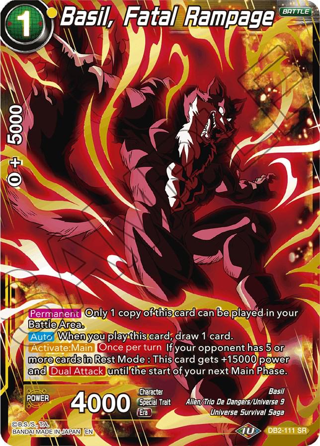 Basil, Fatal Rampage DB2-111