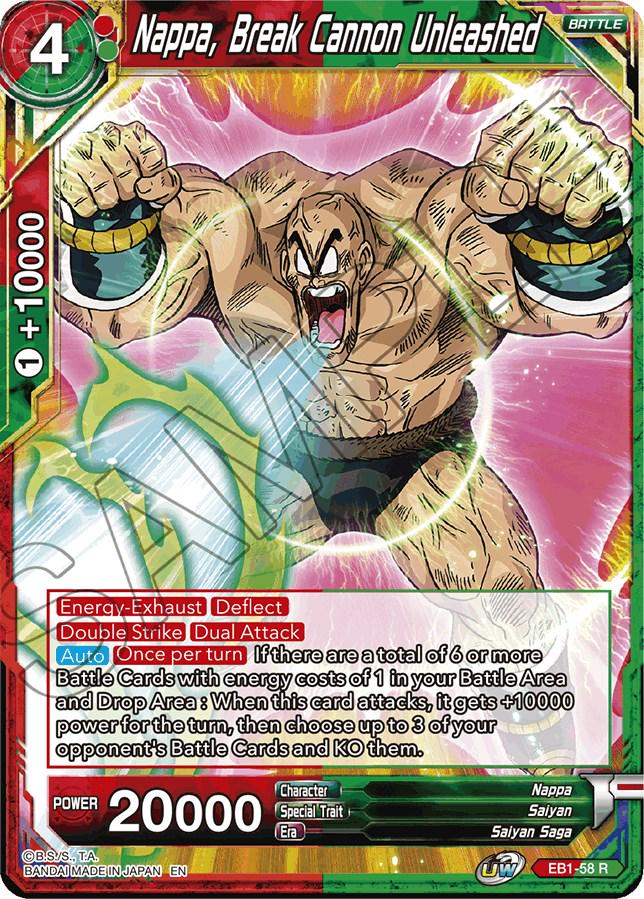 Nappa, Break Cannon Unleashed EB1-58
