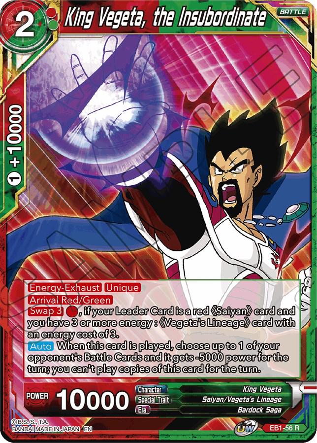 King Vegeta, the Insubordinate EB1-56