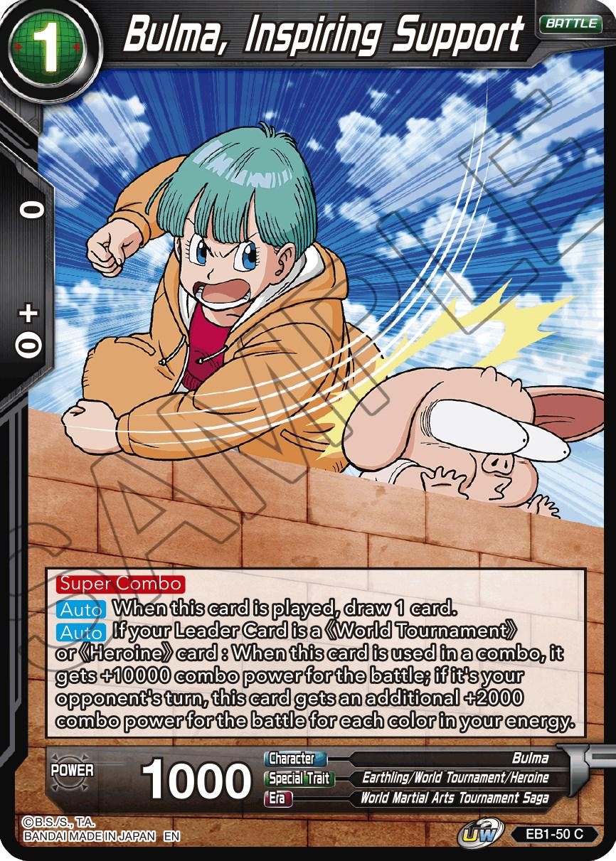 Bulma, Inspiring Support EB1-50