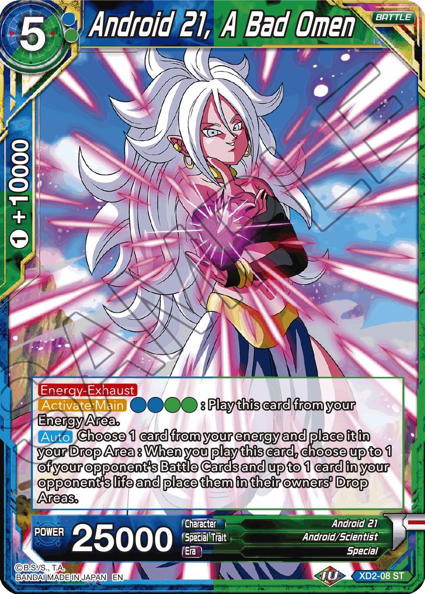 Android 21, A Bad Omen XD2-08