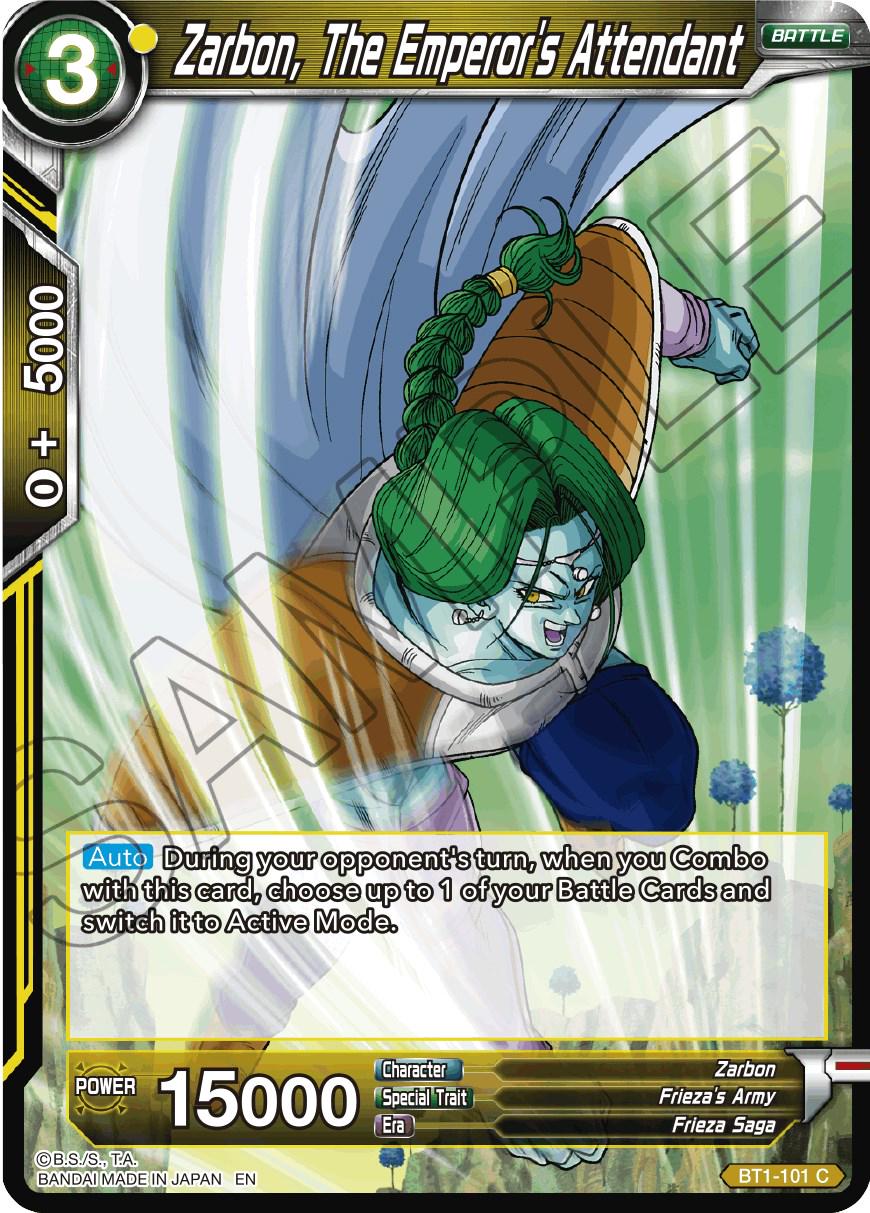 Zarbon, The Emperor's Attendant BT1-101